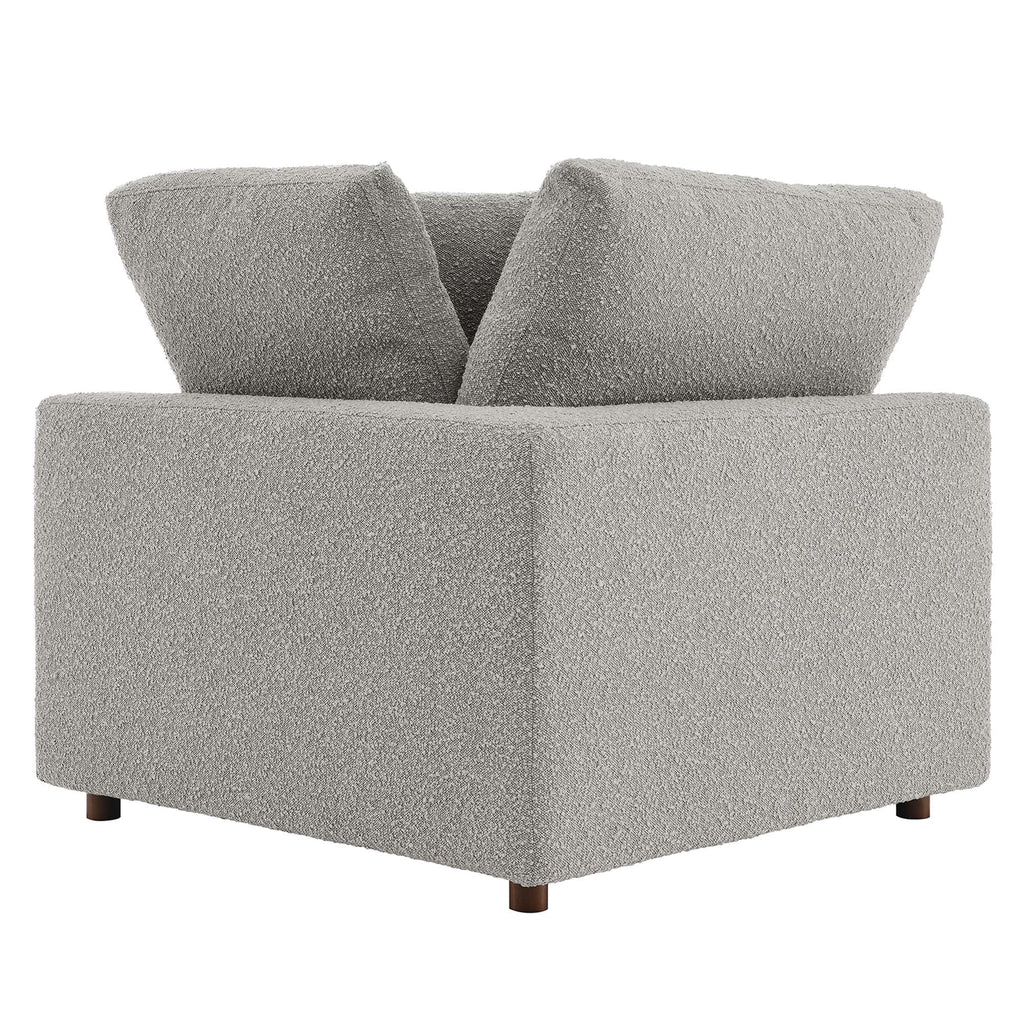 Commix Down Filled Overstuffed Boucle Fabric Corner Chair by Modway
