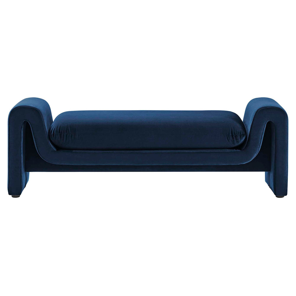 Waverly Performance Velvet Bench by Modway