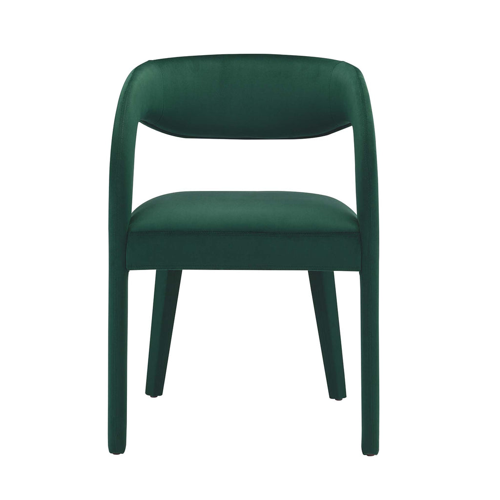 Pinnacle Performance Velvet Dining Chair Set of Two by Modway