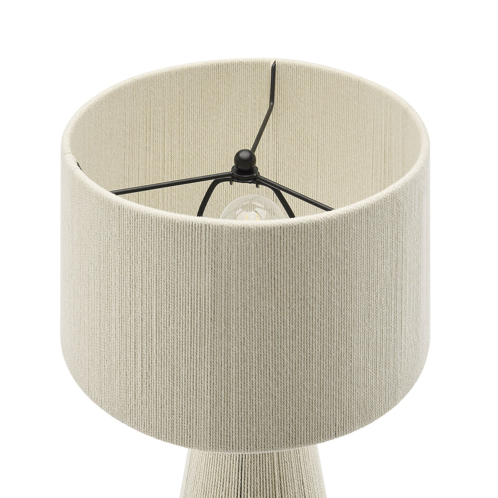 Gia Handwoven Cotton Thread Table Lamp by Modway