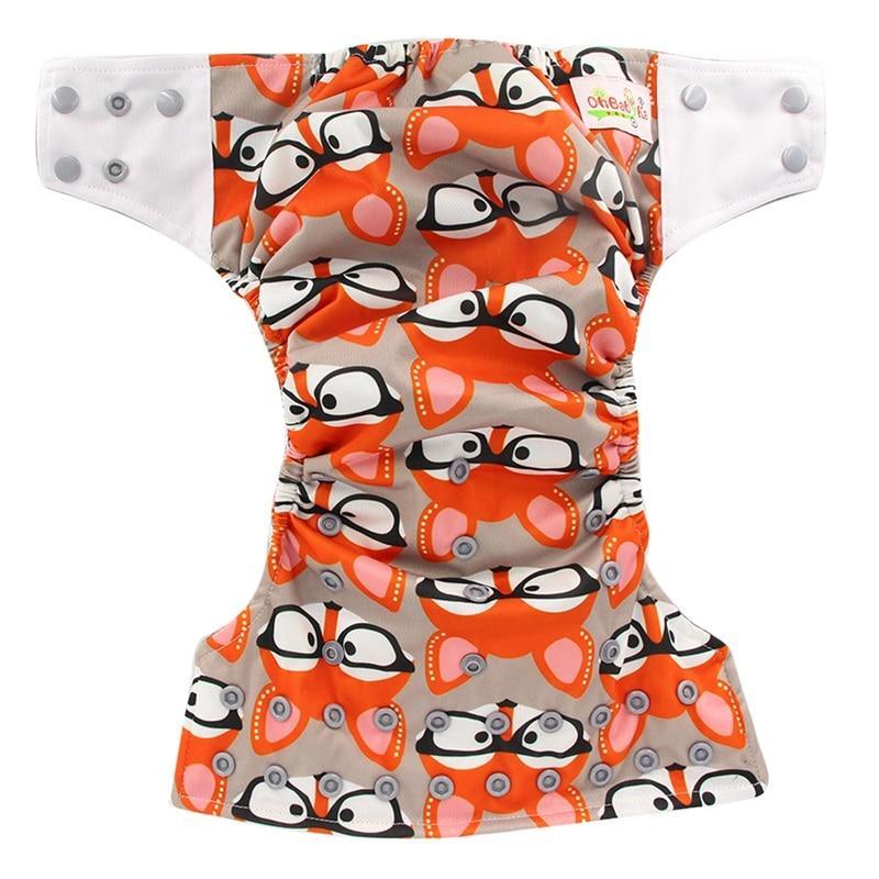 All-In-One  Cloth Diaper for Baby Bamboo Charcoal Eco-friendly Baby Cloth Diaper