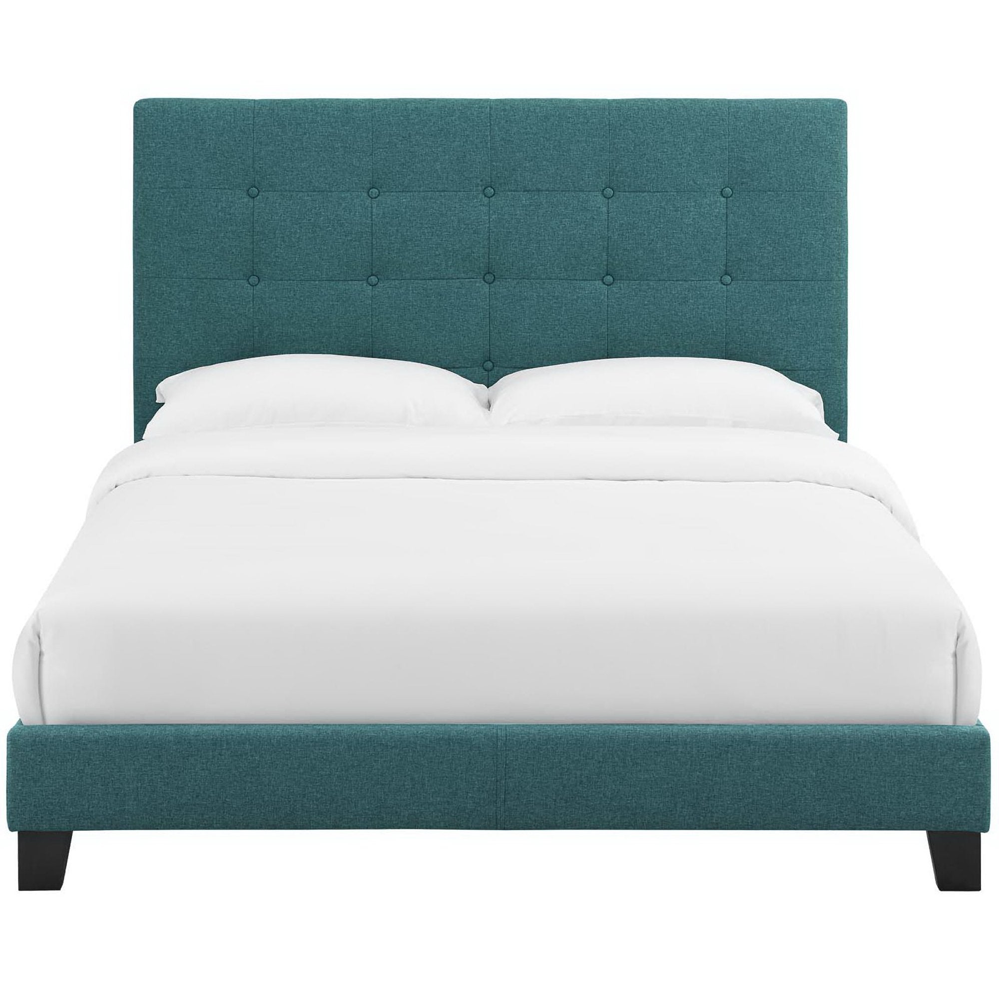 Melanie Tufted Button Upholstered Fabric Queen Platform Bed by Modway