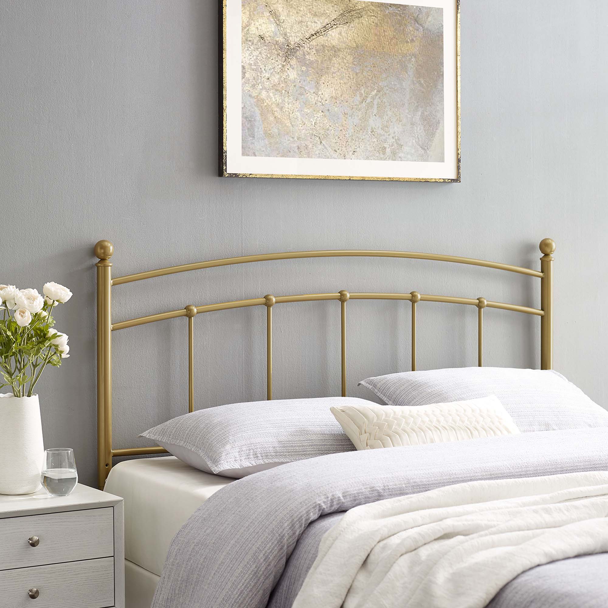 Abigail Metal Twin Headboard by Modway