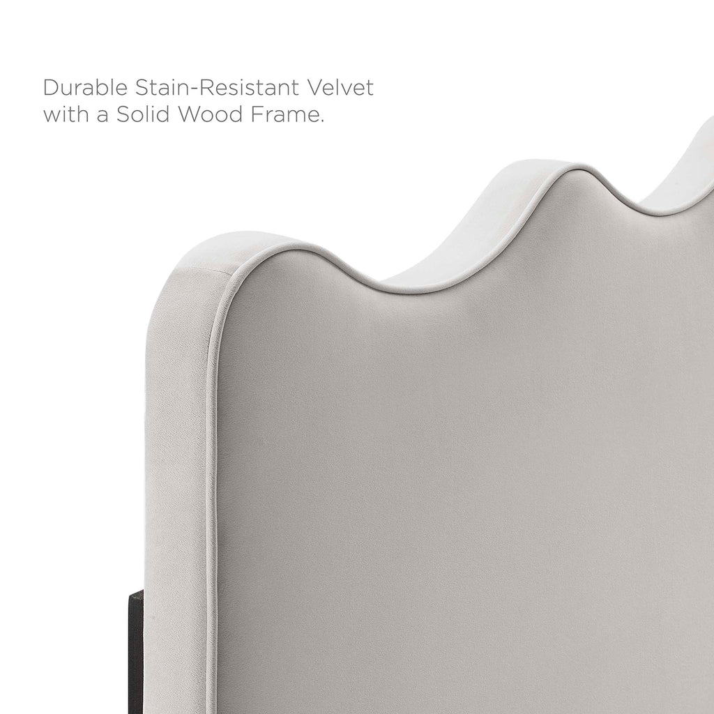 Current Performance Velvet Twin Platform Bed by Modway