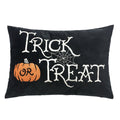 Trick or Treat Halloween Lumbar Pillow – Embroidered