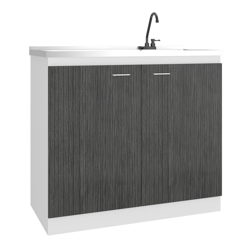 Salento Freestanding Sink, Double Door Cabinet