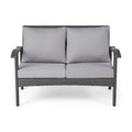 Honolulu Loveseat - Gray / Silver