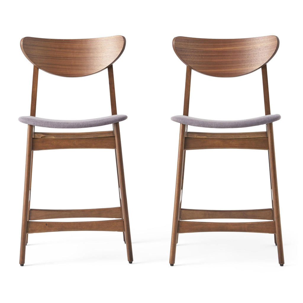 Elegant Counter Height Chair With Cushioned Seat