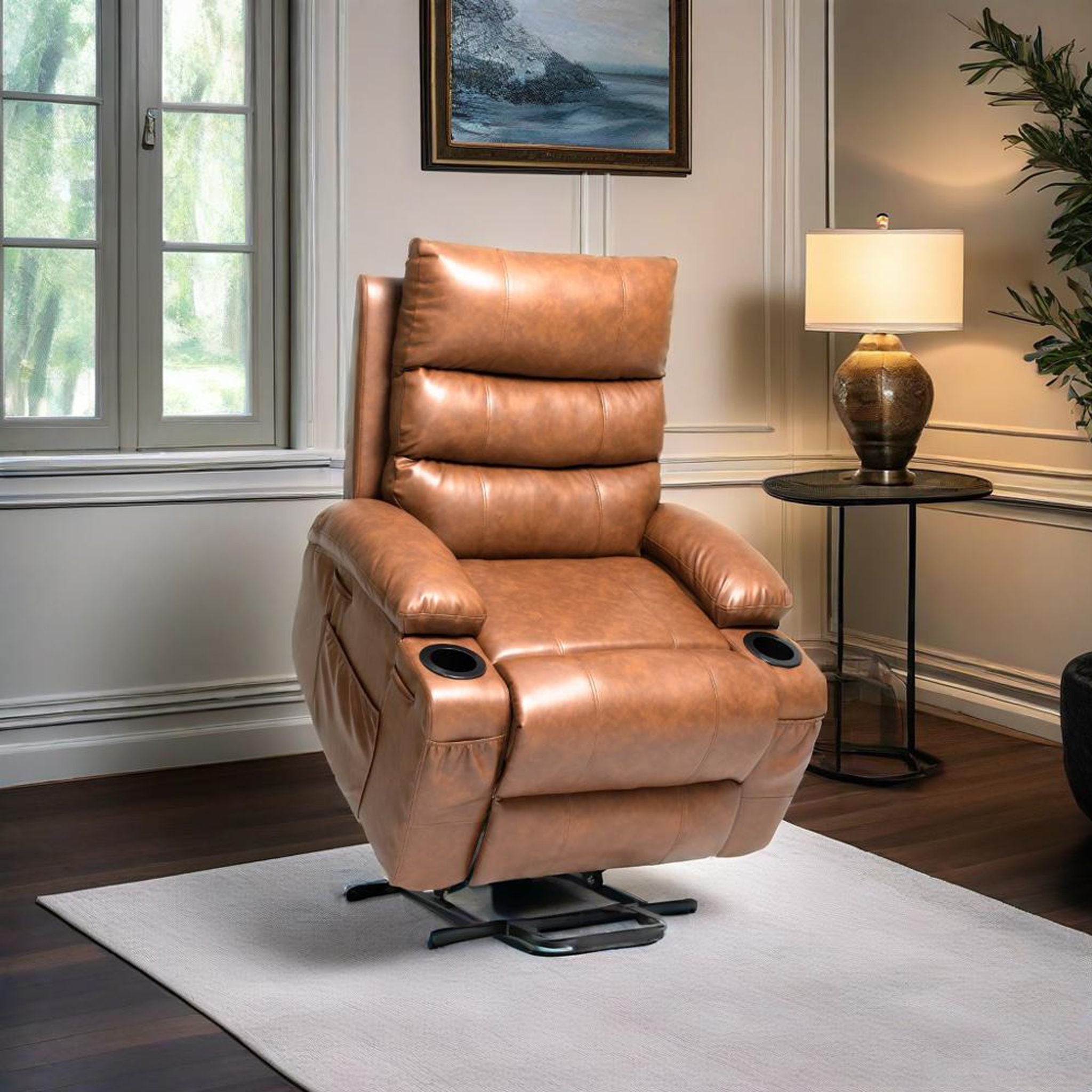 Large Electric Power Lift Recliner Chair Sofa with Massage and Heat