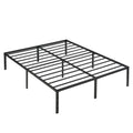 Queen Size Platform Bed with Quiet Support - Black