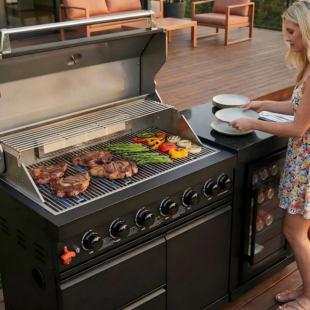 6-Burner Propane Gas Grill