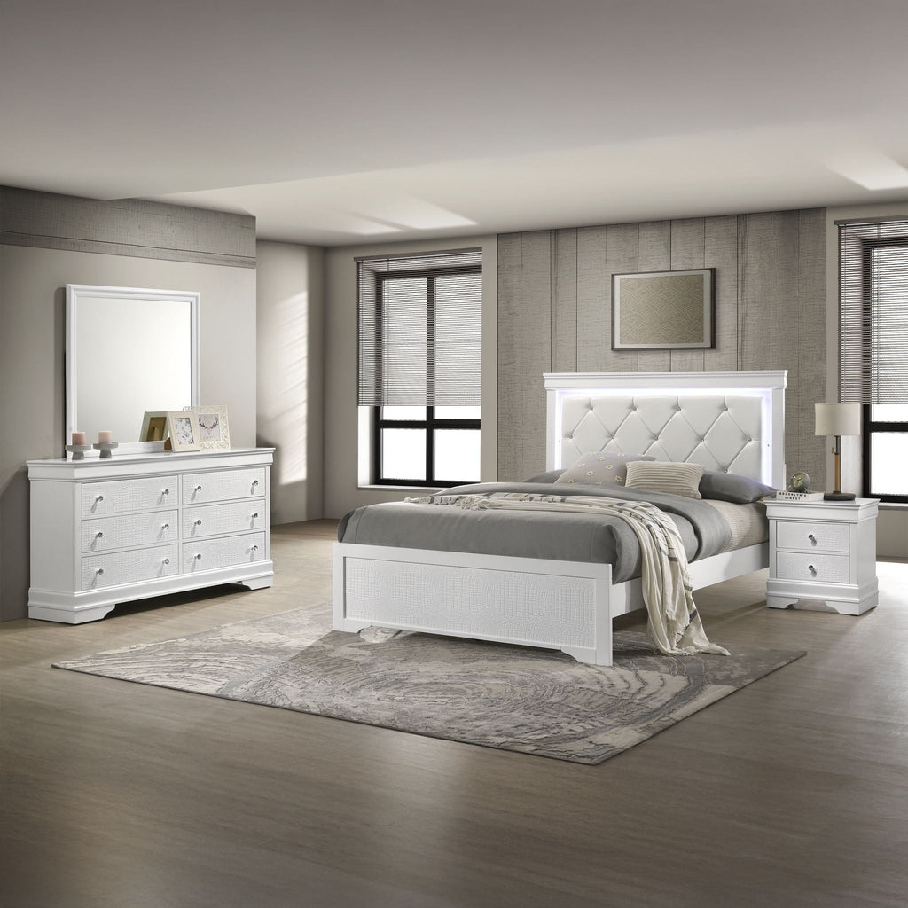 Blaze - Bedroom Set With LED Headboard