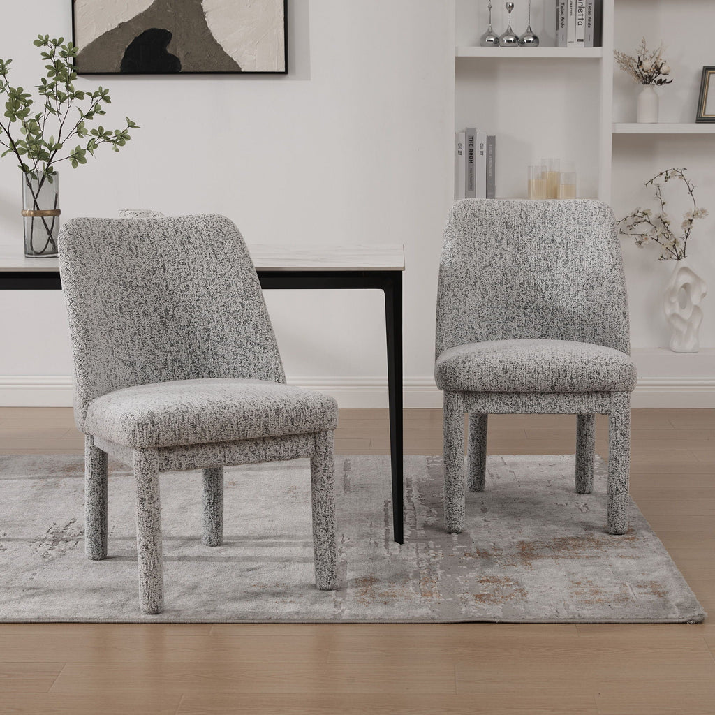 Wide Minimalist Dining Chair