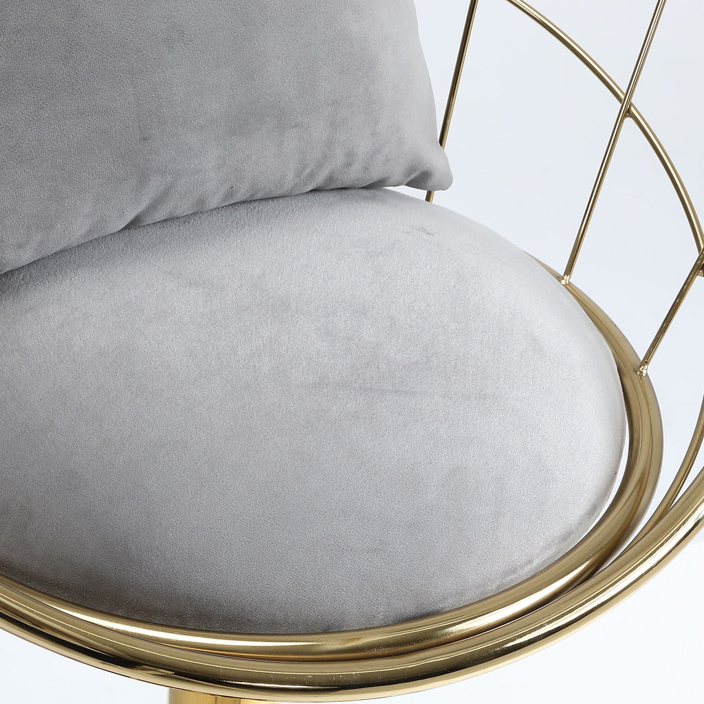Unique Design Bar Chair, 360 Degree Rotation, Adjustable Height, Suitable For Dining Room And Bar