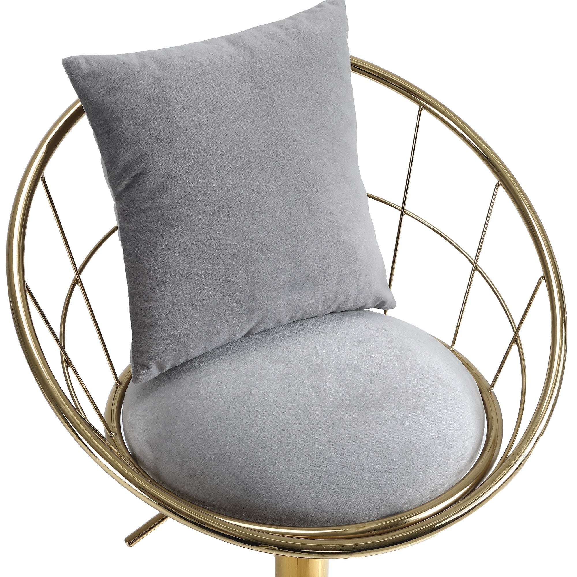 Unique Design Bar Chair, 360 Degree Rotation, Adjustable Height, Suitable For Dining Room And Bar