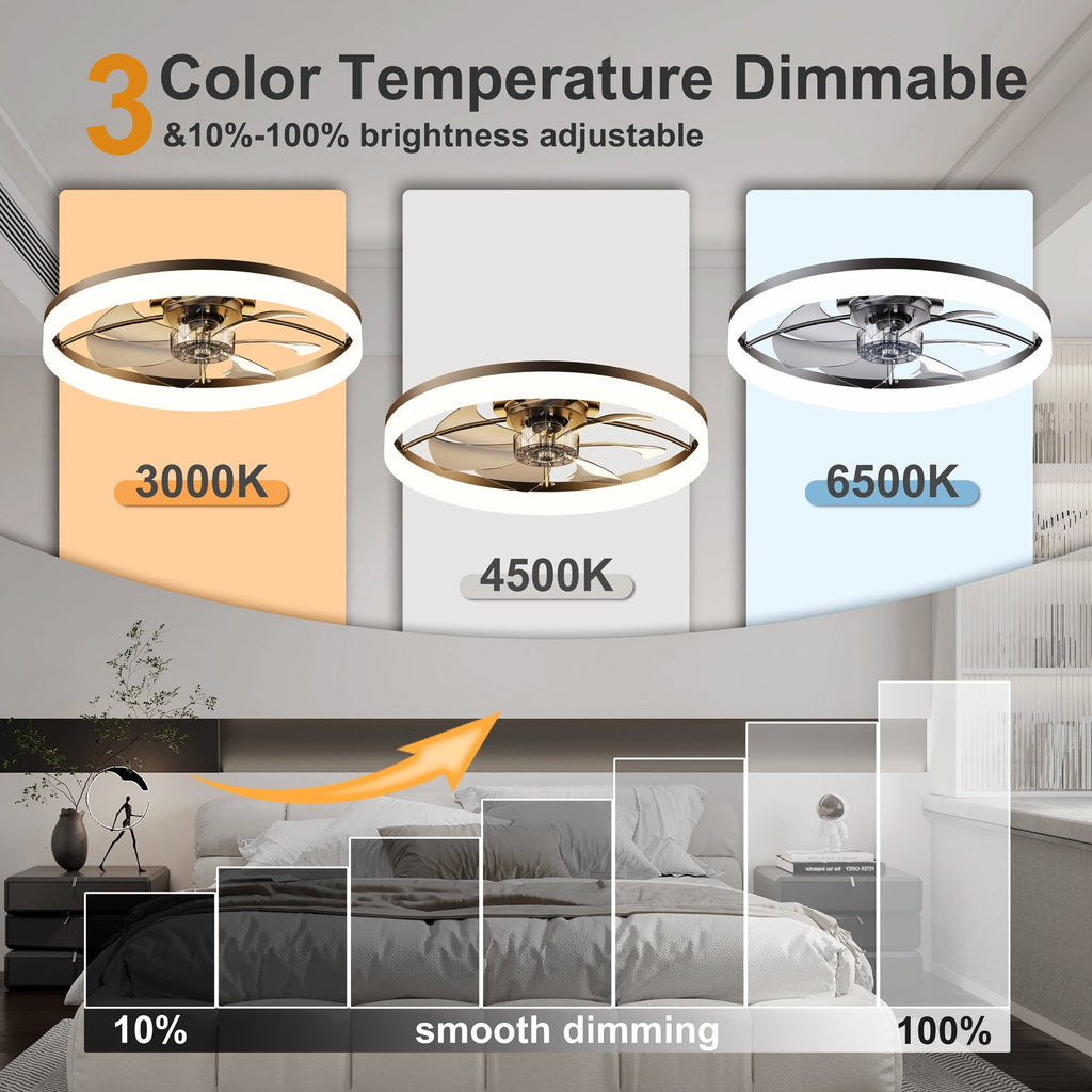 Ultra-Thin Modern LED Ceiling Fan