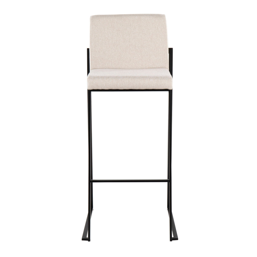Fuji - Contemporary High Back Barstool Elegant Design