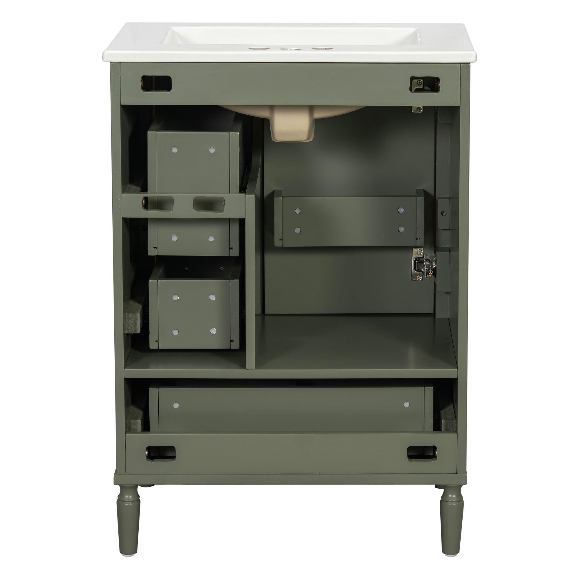 Traditional Bathroom Vanity Set With Soft Close Doors
