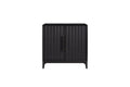 Ample Storage Bar Cabinet - Peppercorn
