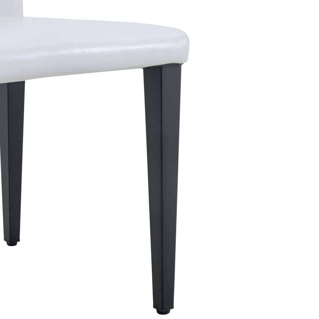Versatile Dining Chairs With Comfortable Design And Metal Legs
