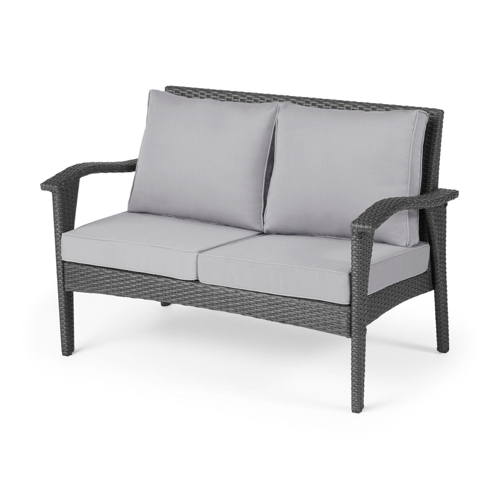 Honolulu Loveseat - Gray / Silver