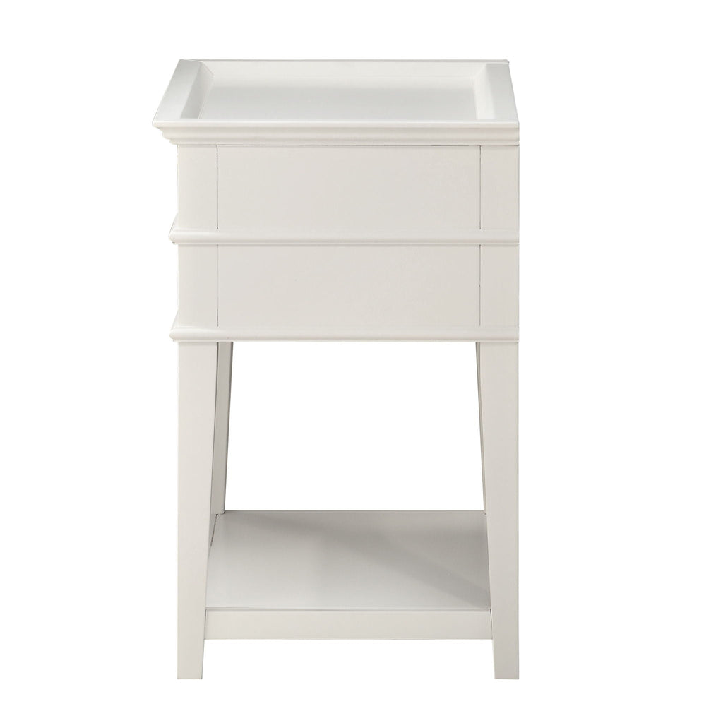 Carmona - 2 Drawer Tray Top Nightstand Pulls