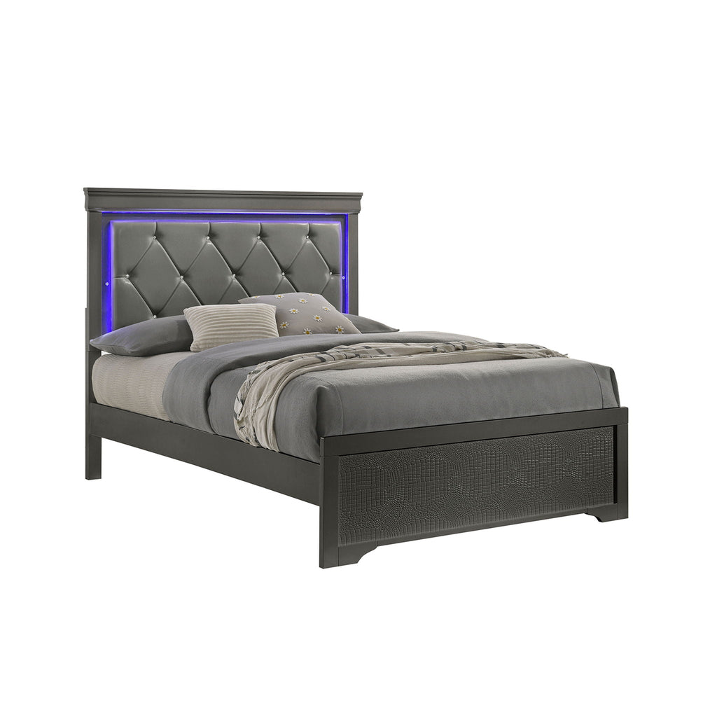 Blaze - Bedroom Set With LED Headboard