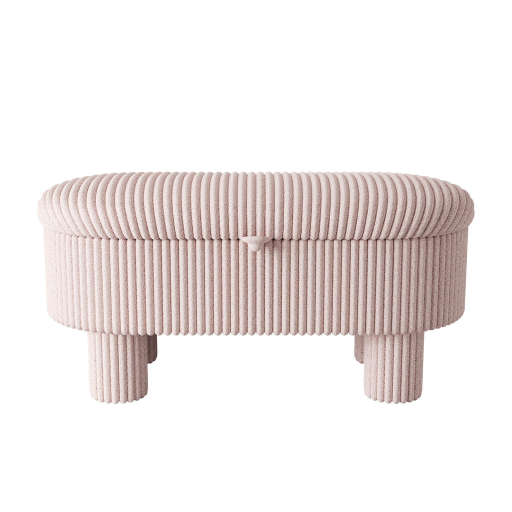 Storage Ottoman Upholstered Bench With Lift-Top Storage