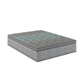 Comfort Care - 10" Hybrid Euro Top Mattress Plush Comfort - Blue / Gray - Twin Extra Long
