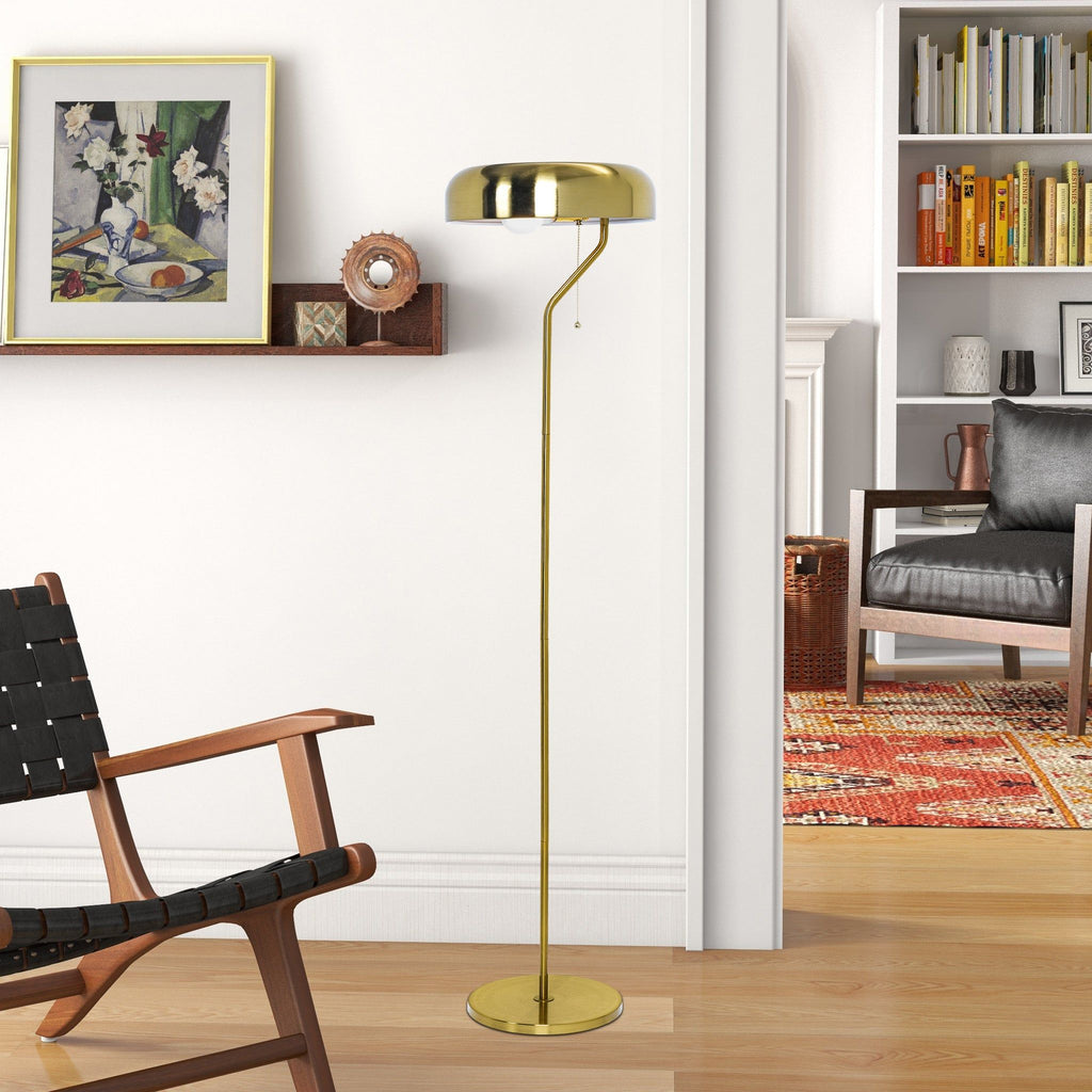 Spectra - Tall Corner Floor Lamp For Living Room - Gold