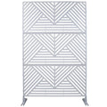Freestanding Outdoor & Indoor Freestanding Metal Privacy Screen