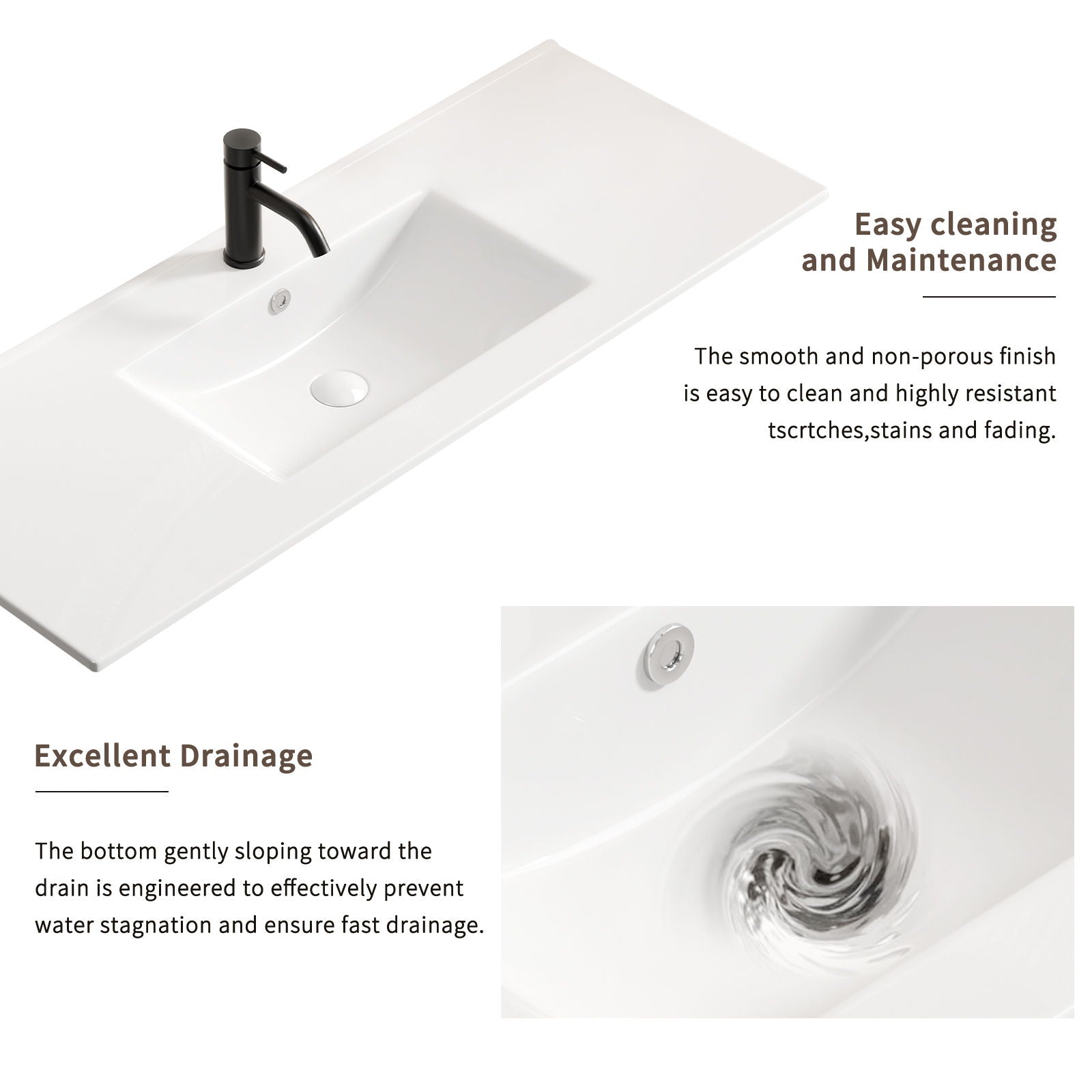 Bathroom Sink, Countertop Wash Basin For Bathroom