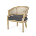 Curved Backrest Accent Chair