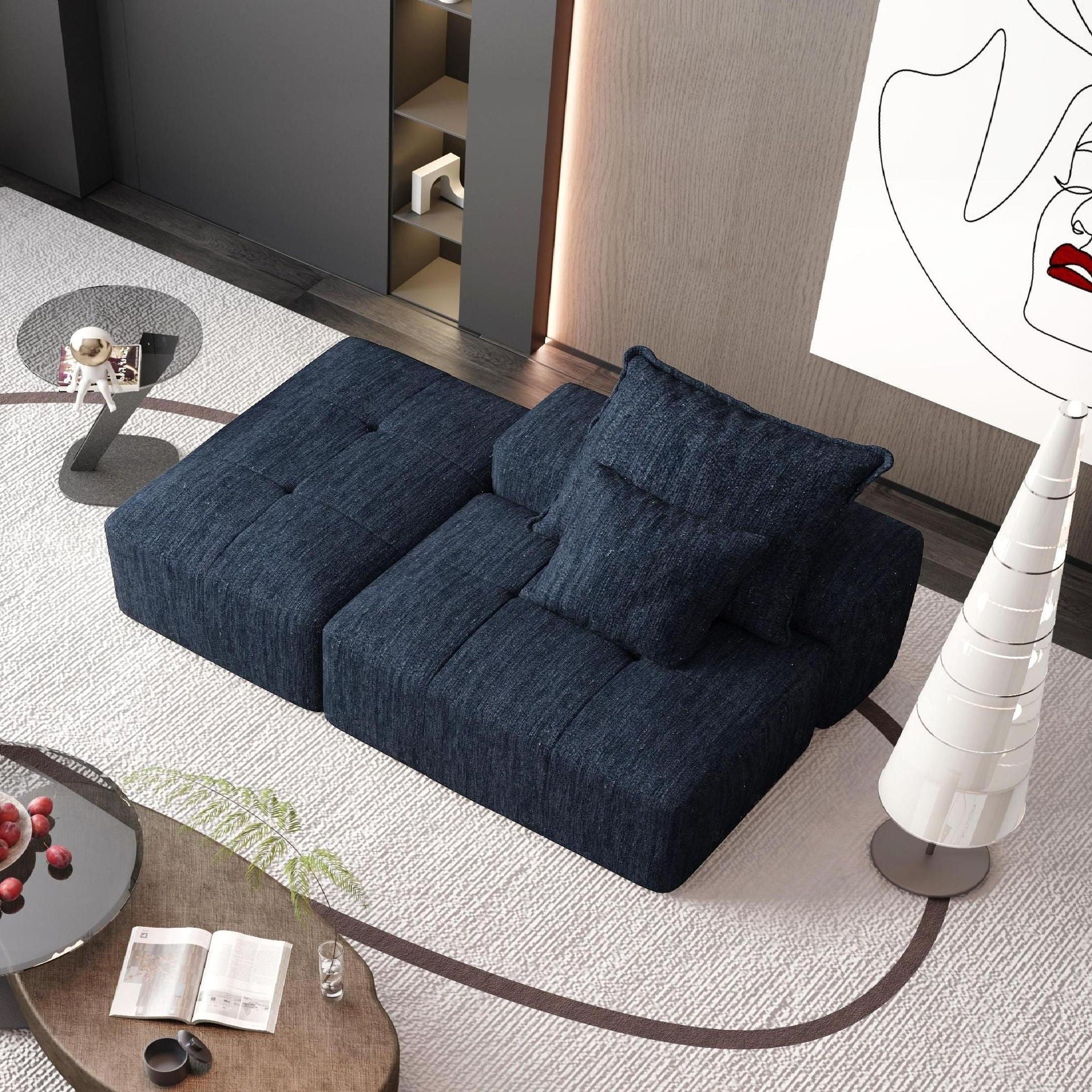Modern Oversized Modular Sectional Sofa
