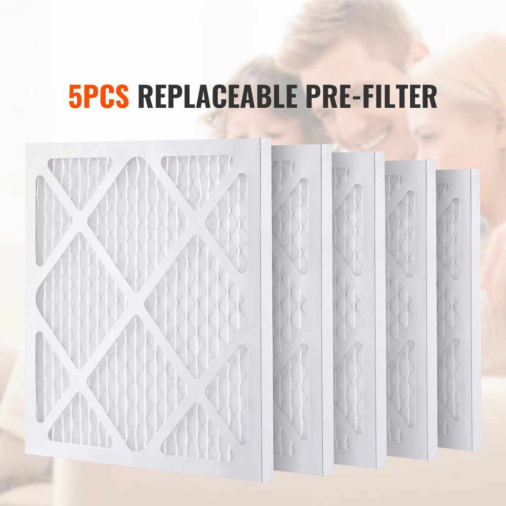 Protective Pre Filters, 5 Pack, 15.75'' x 15.75'' Air Filter Replacement