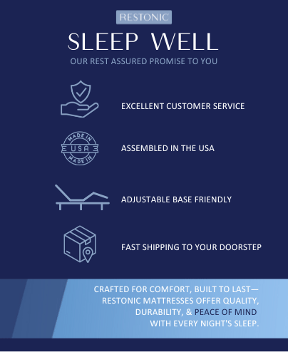 Restonic ComfortCare Hybrid Restful Nights Plush King Mattress