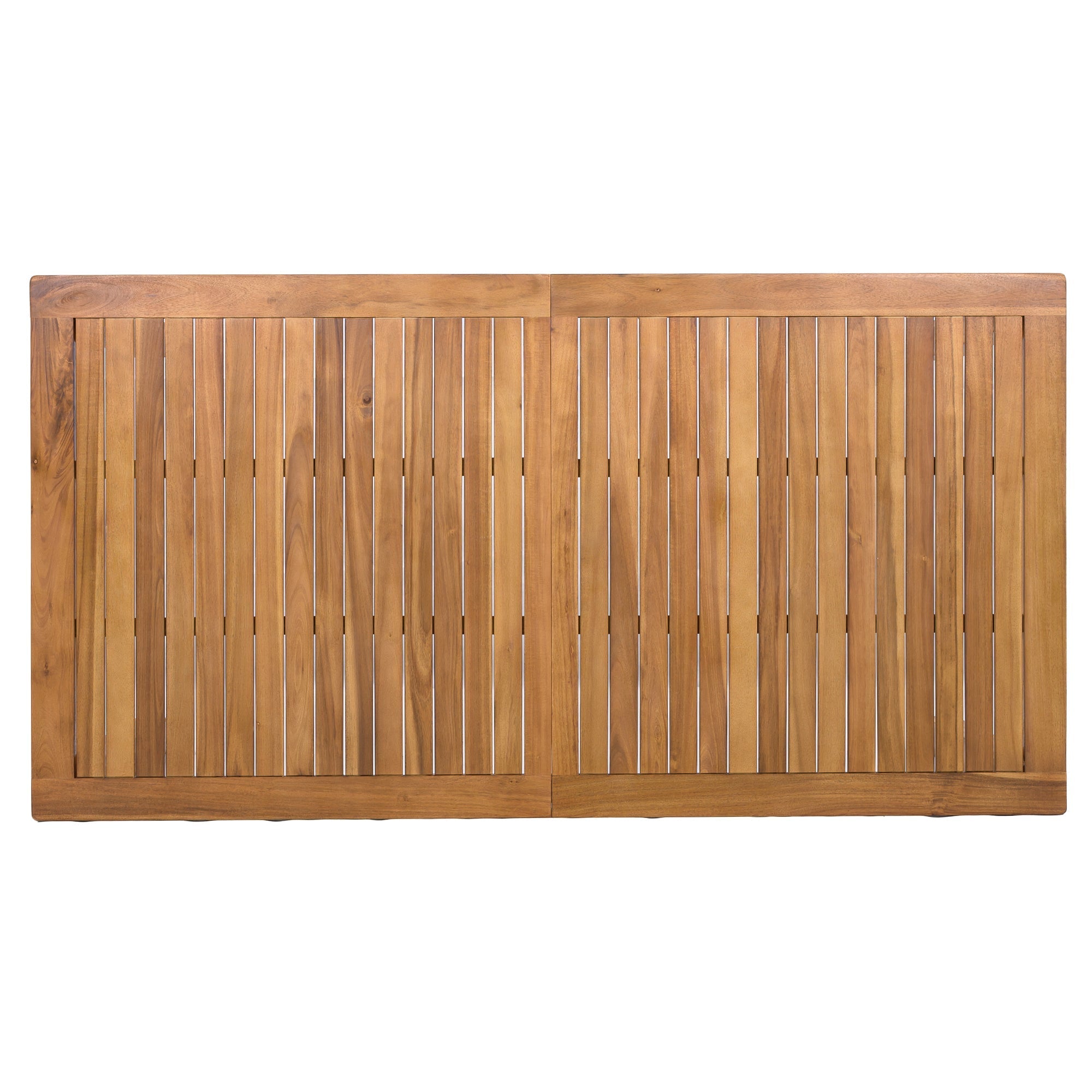 TOPMAX Patio 5pcs Wooden Dining Table Set