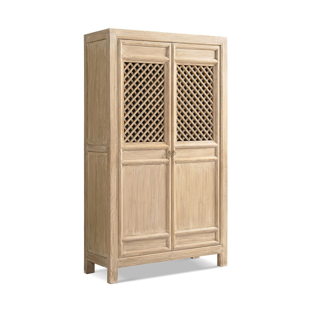 Arden - 2 Door Bookcase Storage Cabinet - Natural