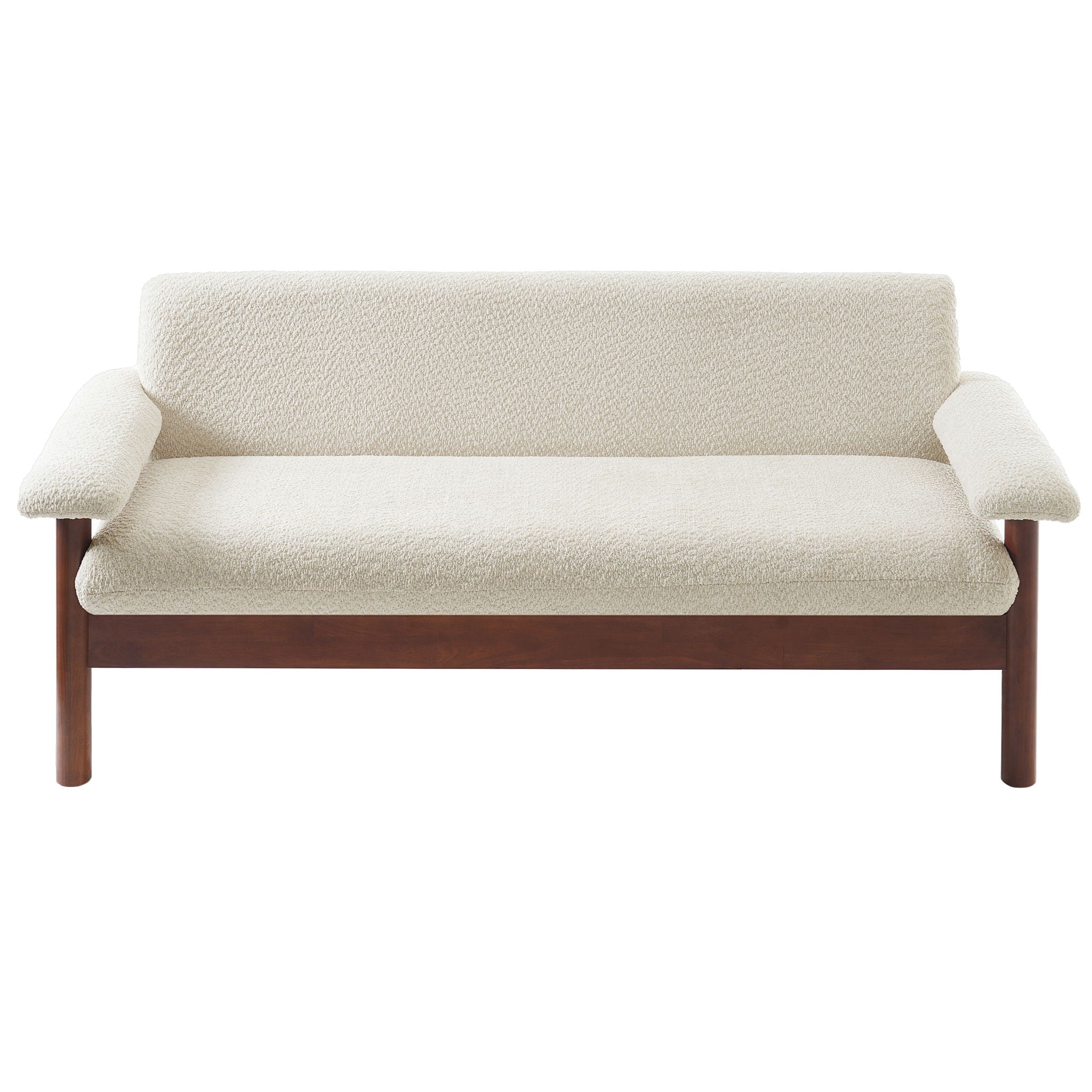 Loveseat Sofa 2 Seater Couch with Armrest Pillows