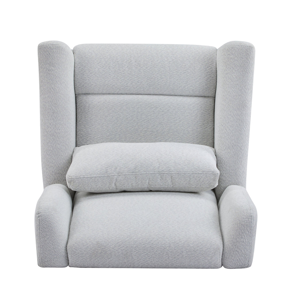 Power Recliner Chair Swivel Upholstered 360° Swivel Recliner