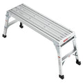 Work Platform Aluminum Portable Bench Folding Ladder