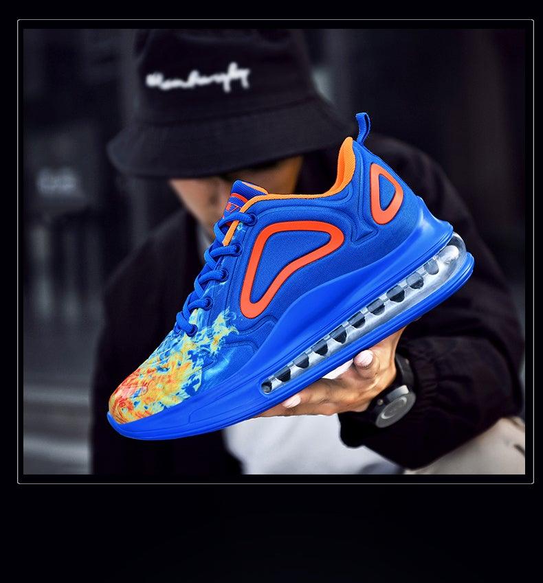 High Quality Fashion Men's Sneakers Air Mesh Casual Sneakers Comfortable Mixed Colors Sneakers Luxury Non Slip Tennis Sport Athletic Walking Fashion Sneakers