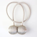 Magnetic Pearl Ball Curtain Tiebacks Accessories Holdbacks Buckle Accessory Buckles Clasp Clips Curtain Hook Holder Holder Clips For Home Office Window 49CM