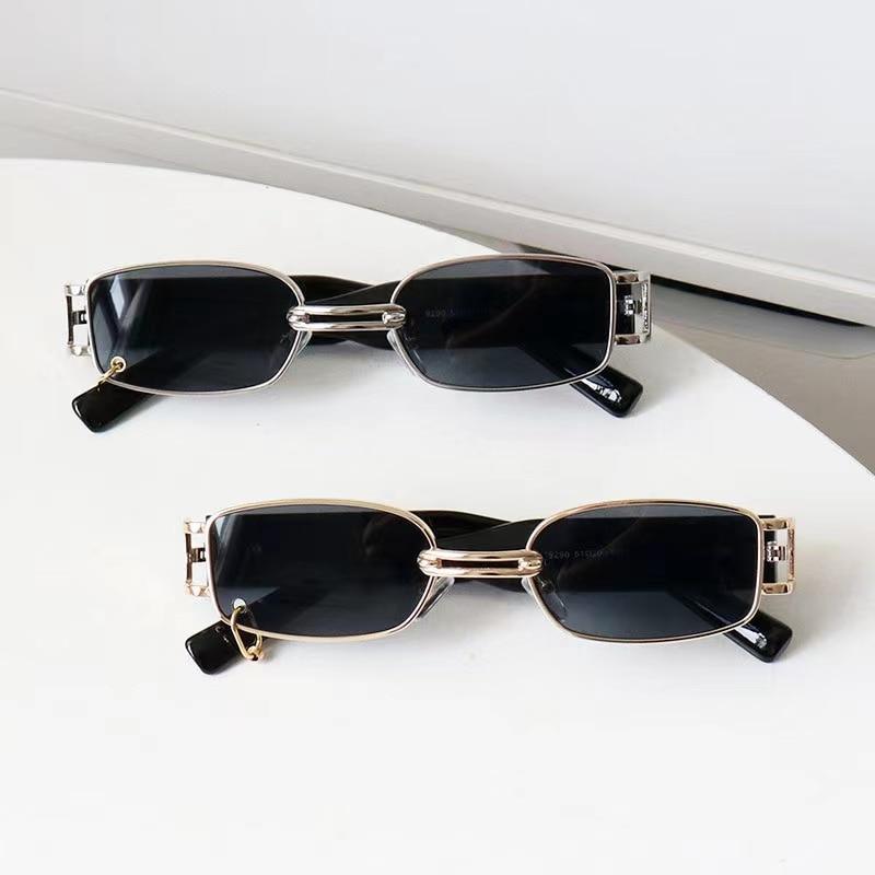 Stylish Fashionable Women Sunglasses Trending & Luxury  Square Popular Design Men Glasses New Vintage Metal Black Comfortable Lenses Outdoor Travel Driving Sunglasses