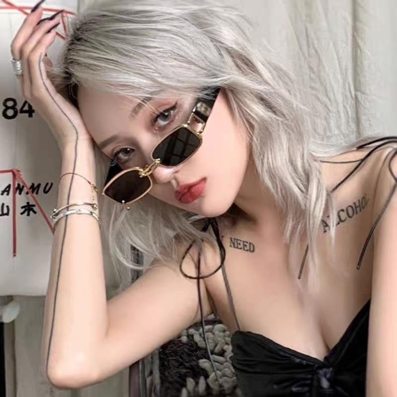 Stylish Fashionable Women Sunglasses Trending & Luxury  Square Popular Design Men Glasses New Vintage Metal Black Comfortable Lenses Outdoor Travel Driving Sunglasses