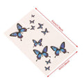 Womens Fashion 3D Butterfly Waterproof Temporary Sticker Tattoo Leg Arm Modern Blue Design For Womens